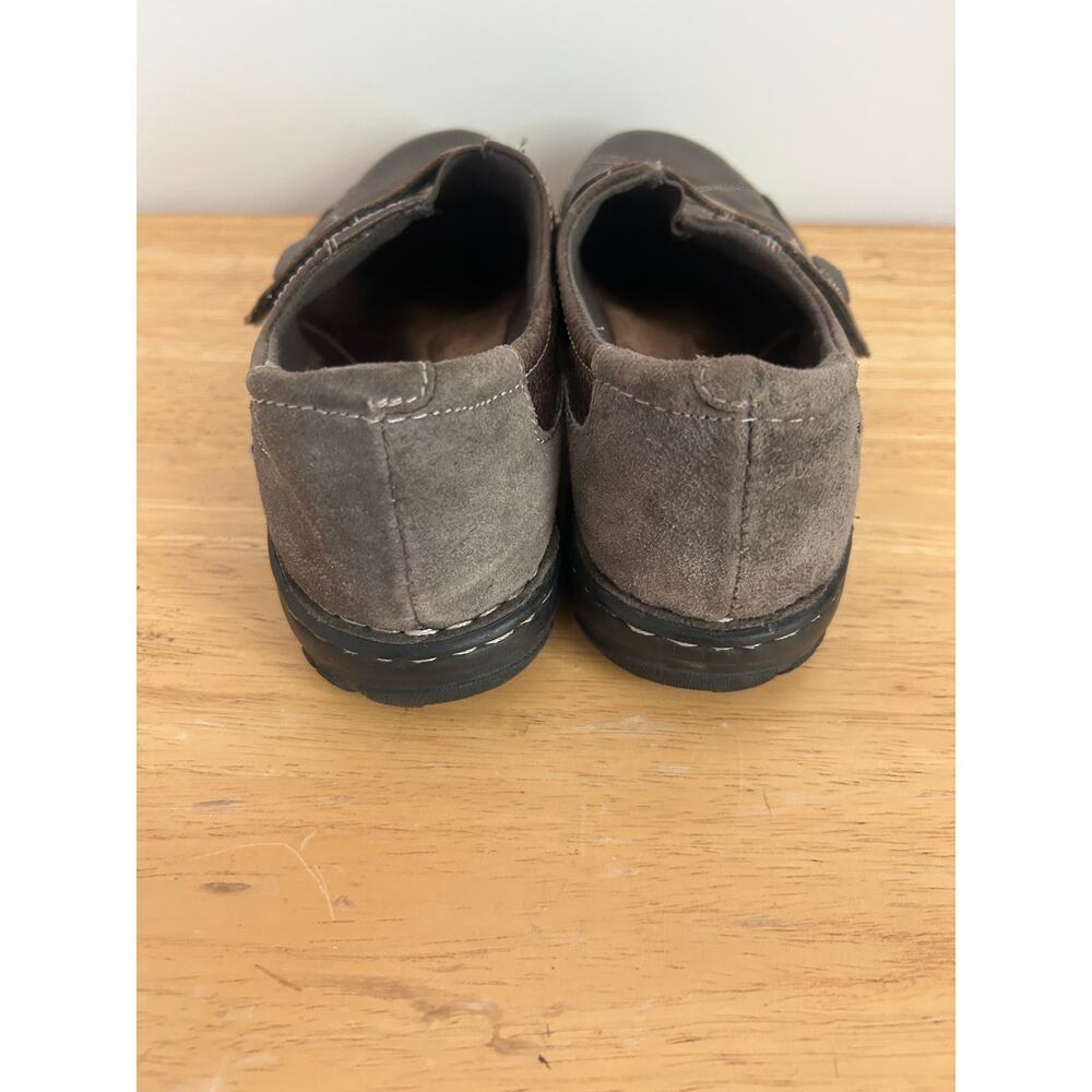 Earth Origins Evelyn Brown Leather Strap Loafers Women’s Size 8 - Picture 5 of 9